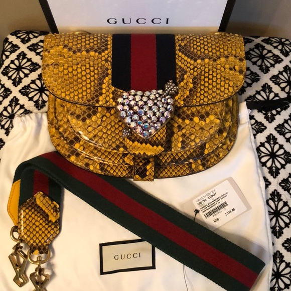 💯% Authentic limited edition Gucci python bag NWT